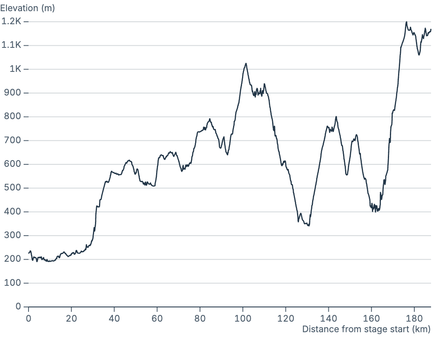 Elevation profile Elevation profile