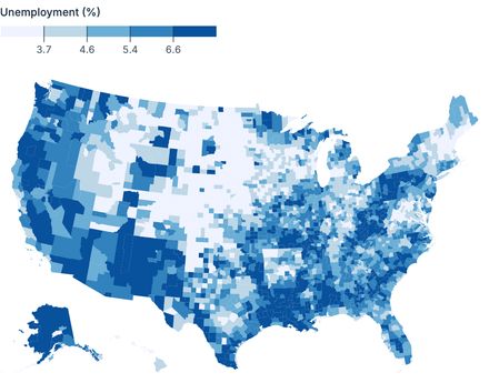 US choropleth map (canvas)